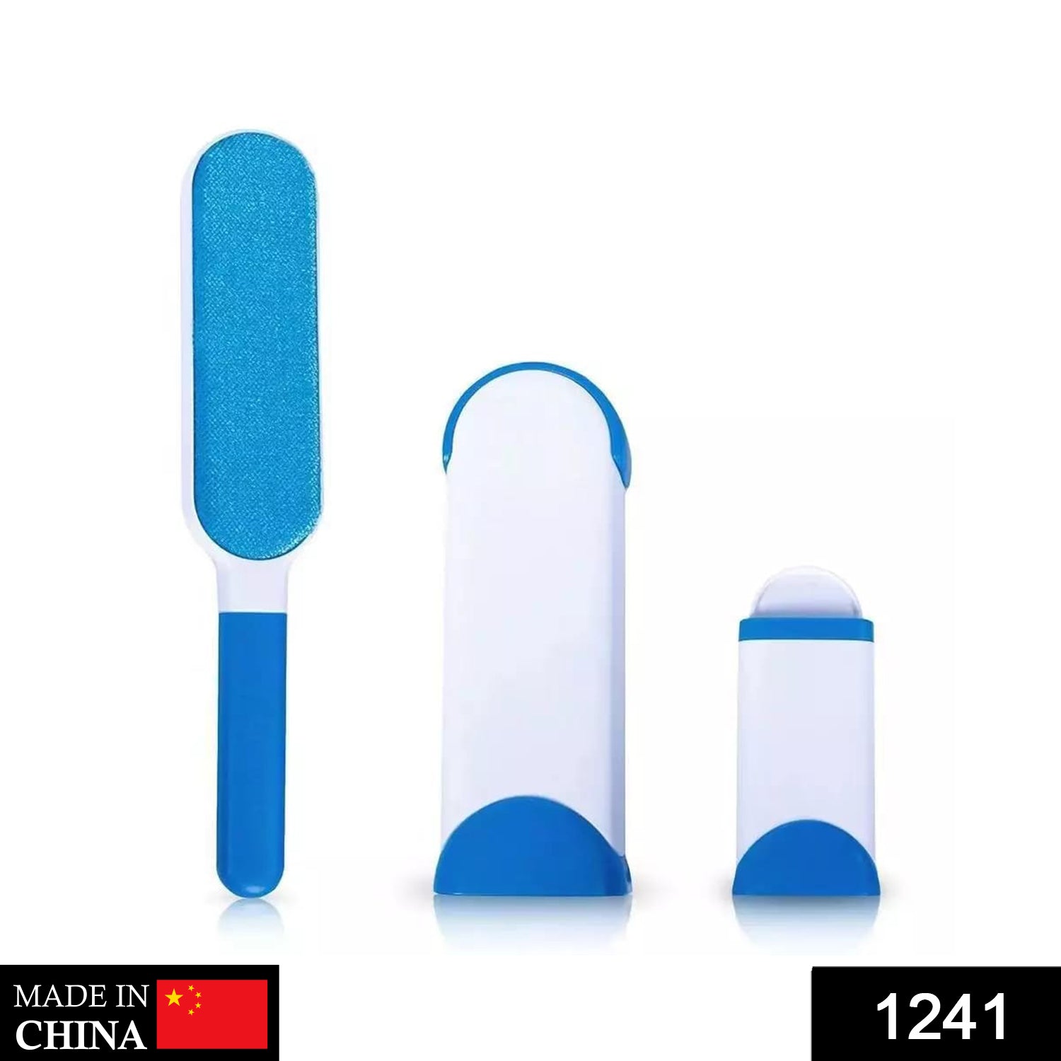 Self-cleaning pet hair remover with dual sides Self-cleaning pet hair remover with dual sides